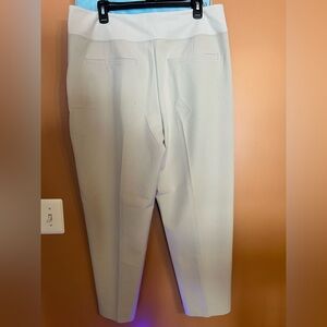 Athleta Creme skinny pants SZ 16 NWOT
